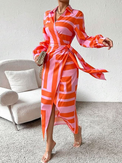 Amira - Cache -Coeur Print Dress