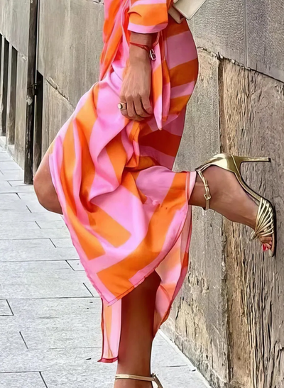 Amira - Cache -Coeur Print Dress