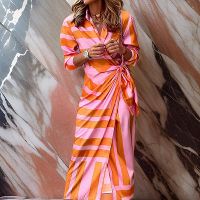 Amira - Cache -Coeur Print Dress